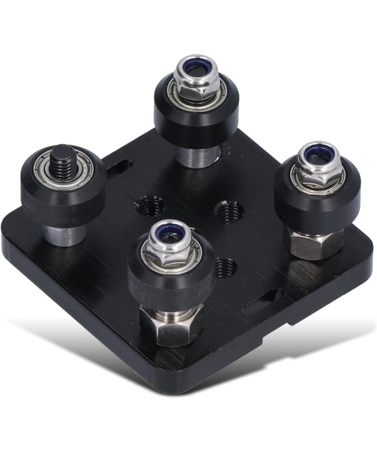 Placa de movimiento V-Slot negra para impresora 3D