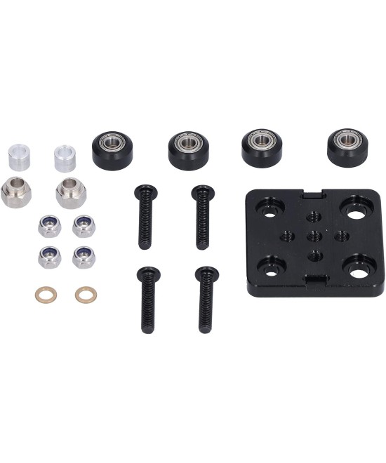 Placa de movimiento V-Slot negra para impresora 3D