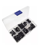 Tornillo haxagonal, tuerca esparragos M3 plasticos kit 180pcs
