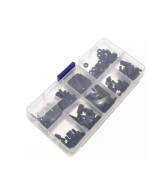 Tornillo haxagonal, tuerca esparragos M3 plasticos kit 180pcs