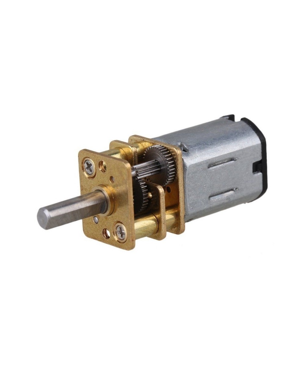 Motor con caja reductora metalica y llanta 6V/12V 100/300RPM