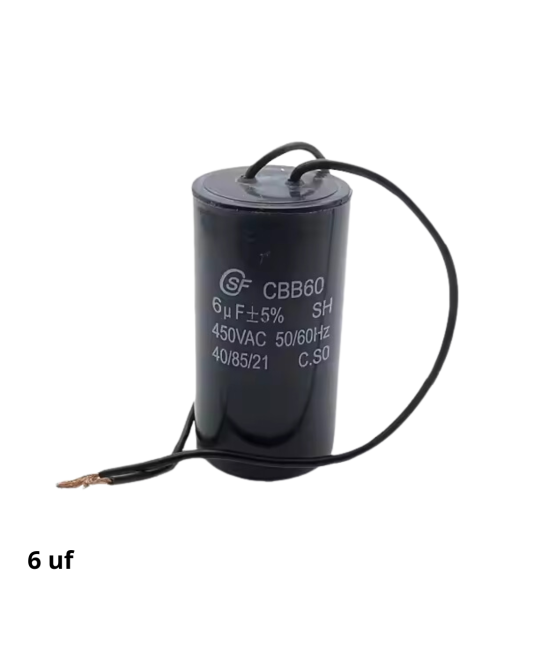 Capacitor para arranque de motor 6-40UF