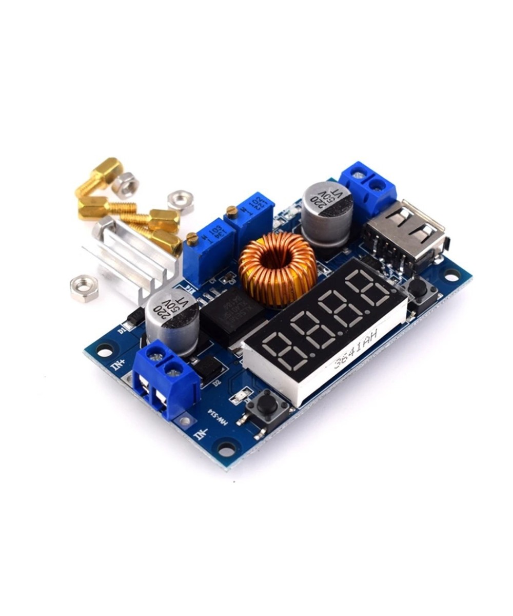 Modulo regulador de voltaje descendente 5A con pantalla led
