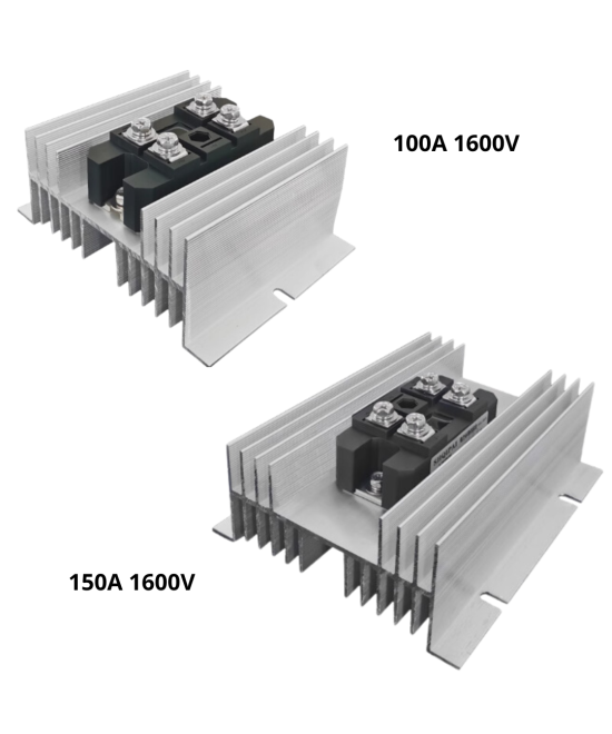 Puente rectificador de potencia MDQ 100A 1600V / 150A 1600V