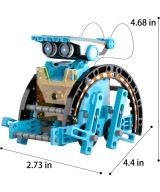 Robot Solar 12 en 1 STEM Lucky Doug (KIT) COLOR AZUL