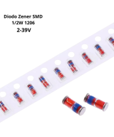 Diodo Zener SMD 1/2W 1206 2-39V 1 valor (5U)