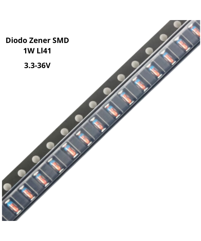 Diodo Zener SMD 1W Ll41 3.3-36V 1 valor (5U)