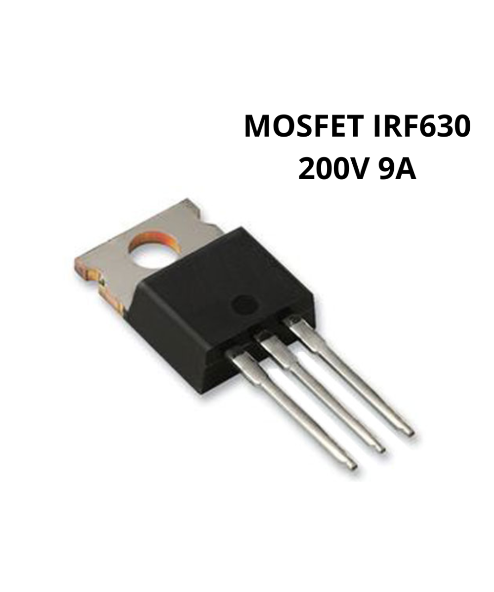 Transistor Mosfet Canal N IRF630 200V 9A TO-220