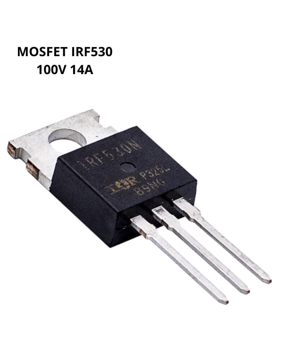 Transistor IRF530 Mosfet Canal N 100V 14A TO-220