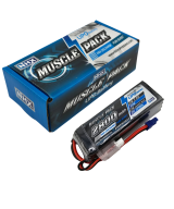 Bateria tipo Lipo recargable 7.4V 2800MAH 2S 50C EC2 MUSCLE PACK