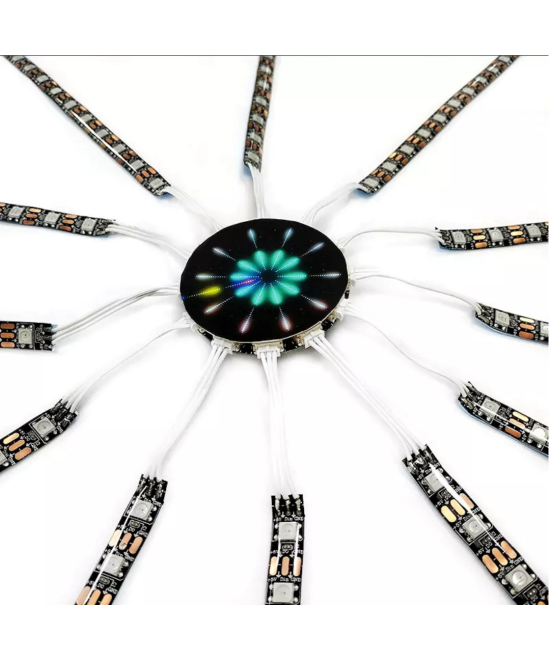 Luces Led ritmicas tipo fuego artificiales