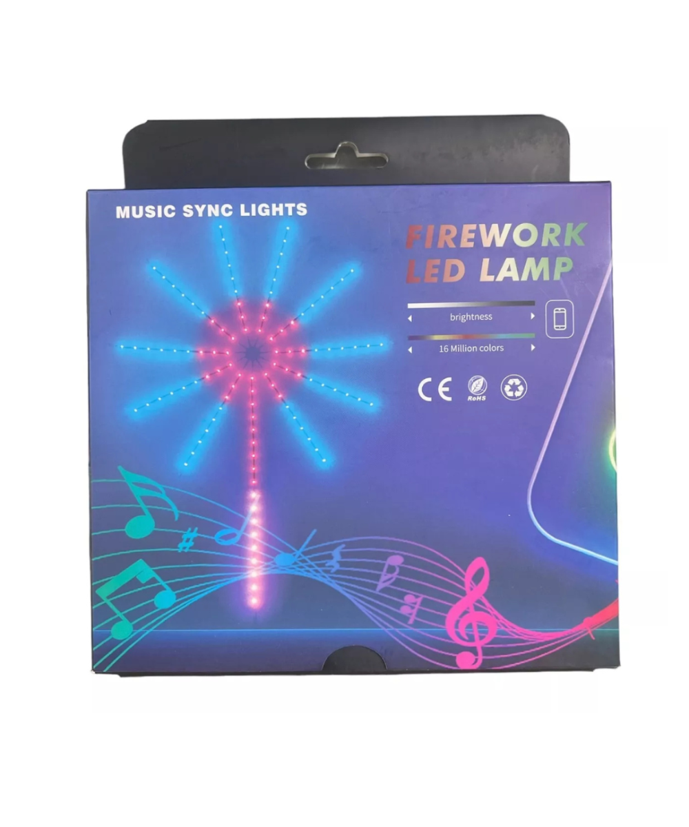 Luces Led ritmicas tipo fuego artificiales