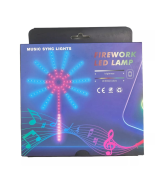 Luces Led ritmicas tipo fuego artificiales