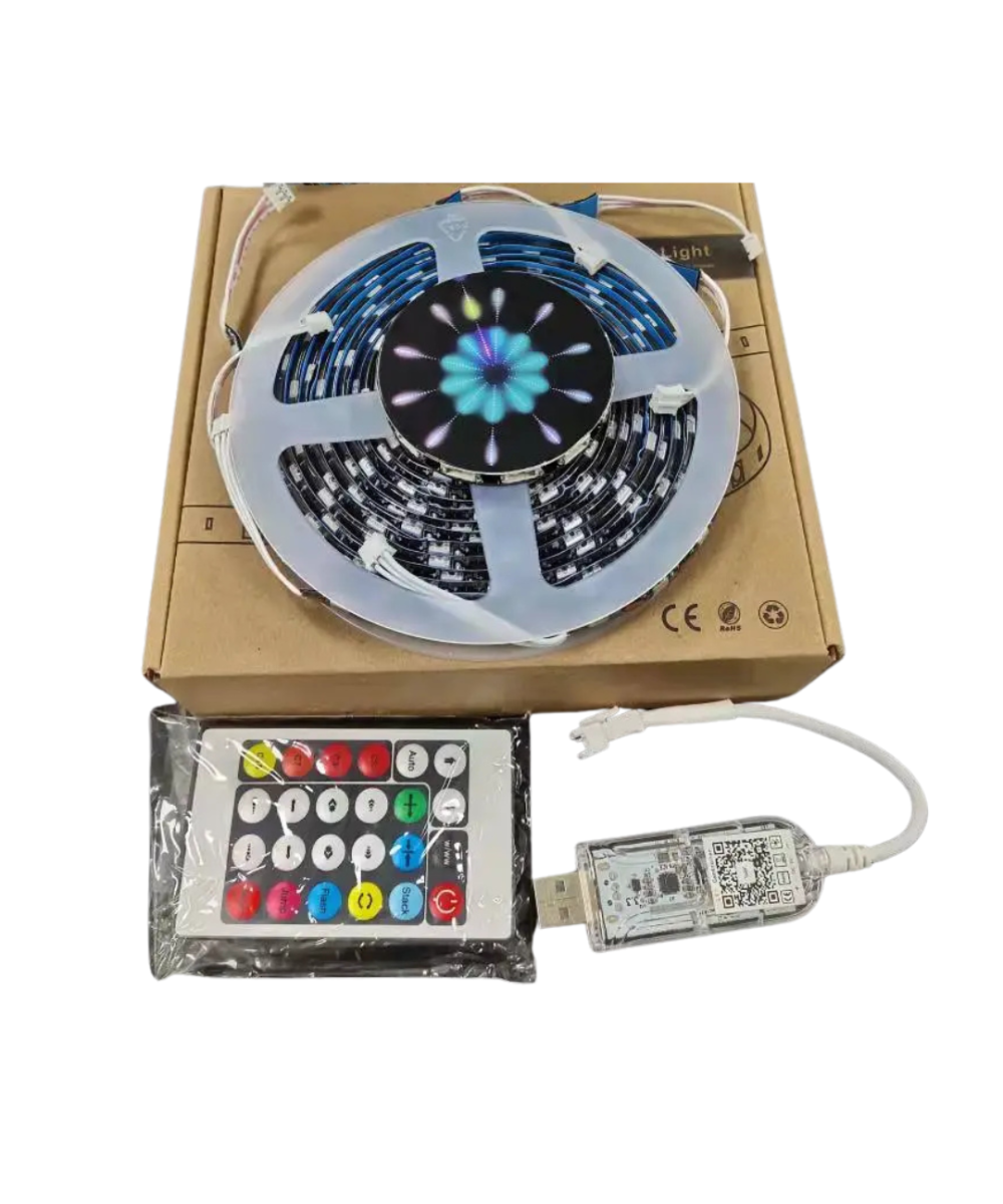 Luces Led ritmicas tipo fuego artificiales