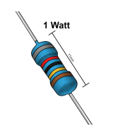 Resistencias de Filamento de Carbon 1W 5% 1 Valor (10 Unidades)