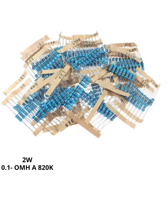 Resistencias de Filamento de Carbon 2W 1% 1 Valor (5 Unidades)