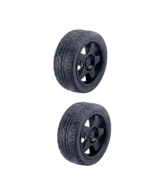 Rueda para carrito robot 65mm 2U