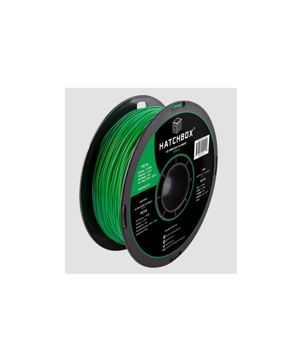 Filamento Flexible PETG Hatchbox 1.75mm 2.2 Lb