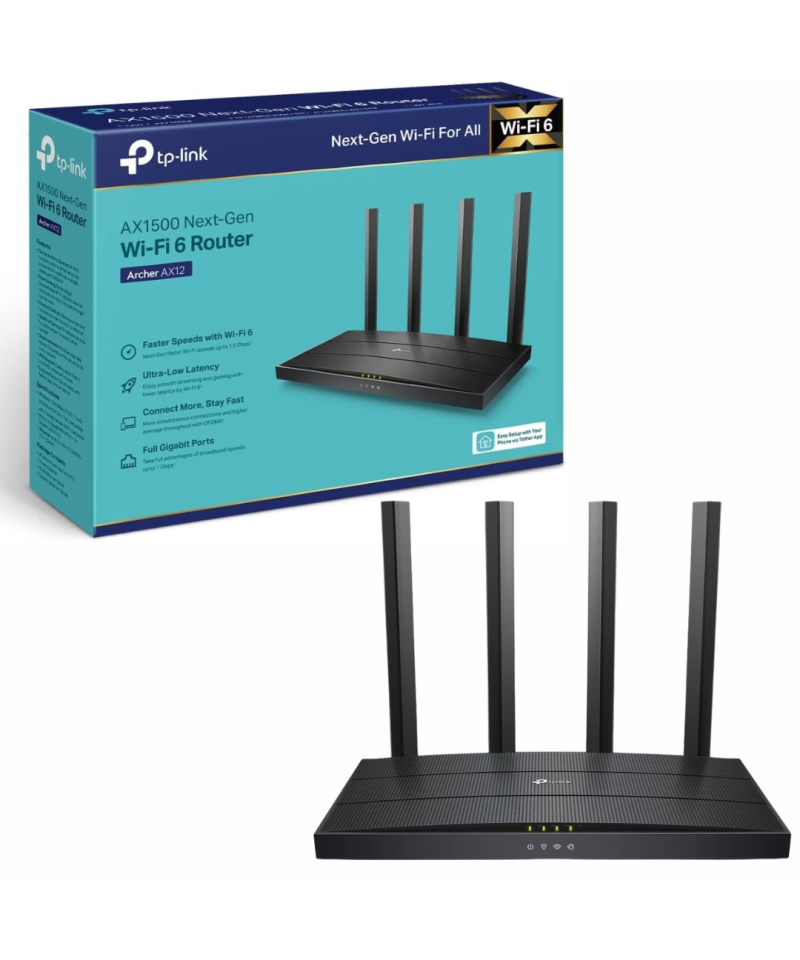 Router AX1500 Next - gen Wi- Fi 6 Tp-Link
