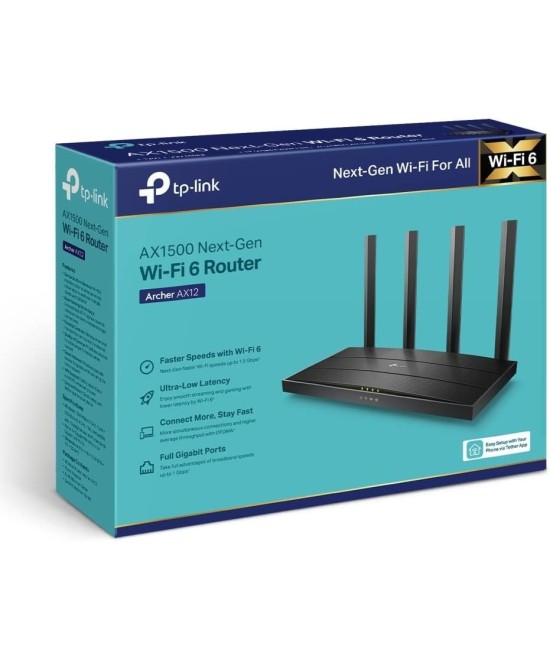 Router AX1500 Next - gen Wi- Fi 6 Tp-Link