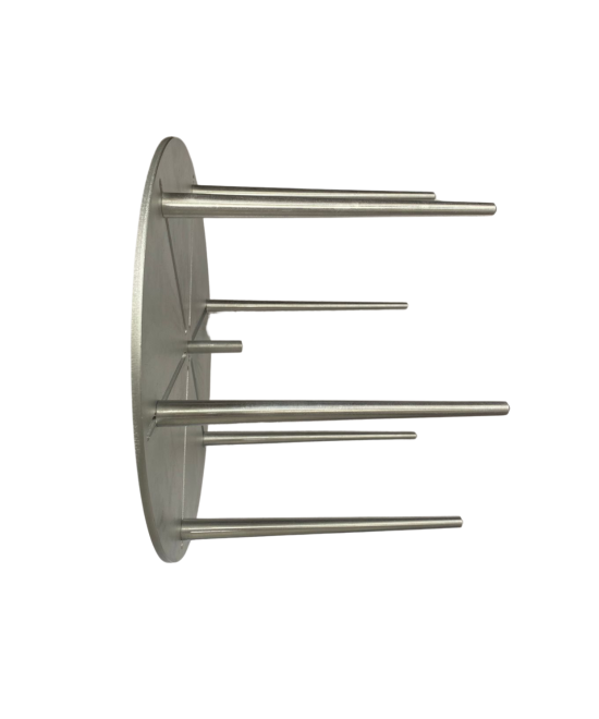 Disco de carrete con 6 varillas