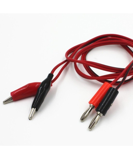 Cable para pruebas tipo banana y lagarto