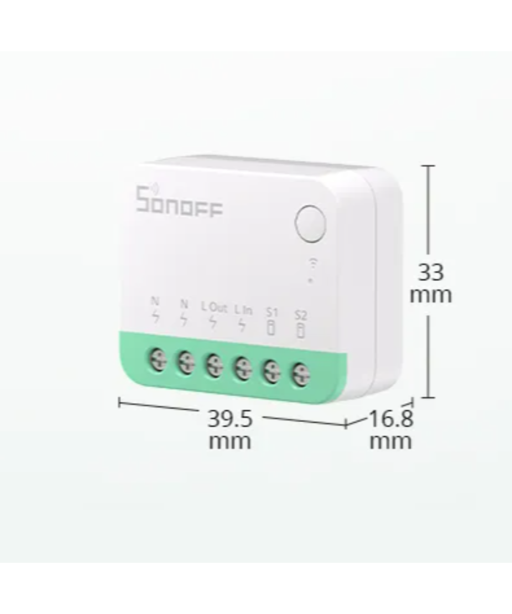 Interruptor inteligente inalambrico mini Sonoff MINIR4M Matter