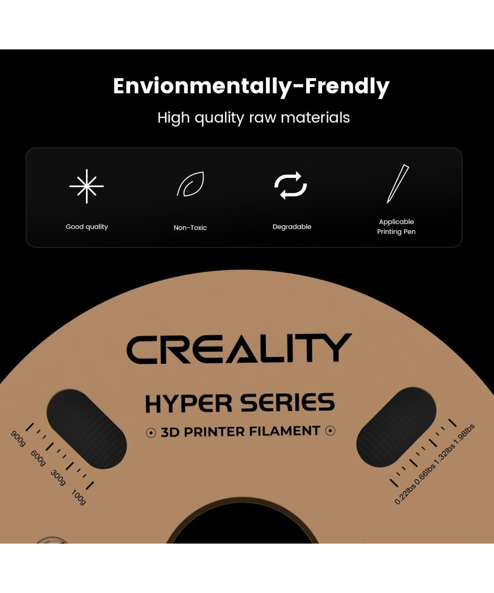 Filamento Hyper PLA Creality 1.75mm 2.2 lb