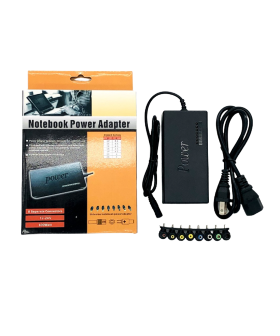 Fuente regulable 12V-24V 4.5A con 8 Adaptadores de corriente