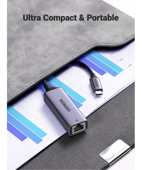 Adaptador de Red USB-C a RJ45 10/100/1000Mbps UGREEN