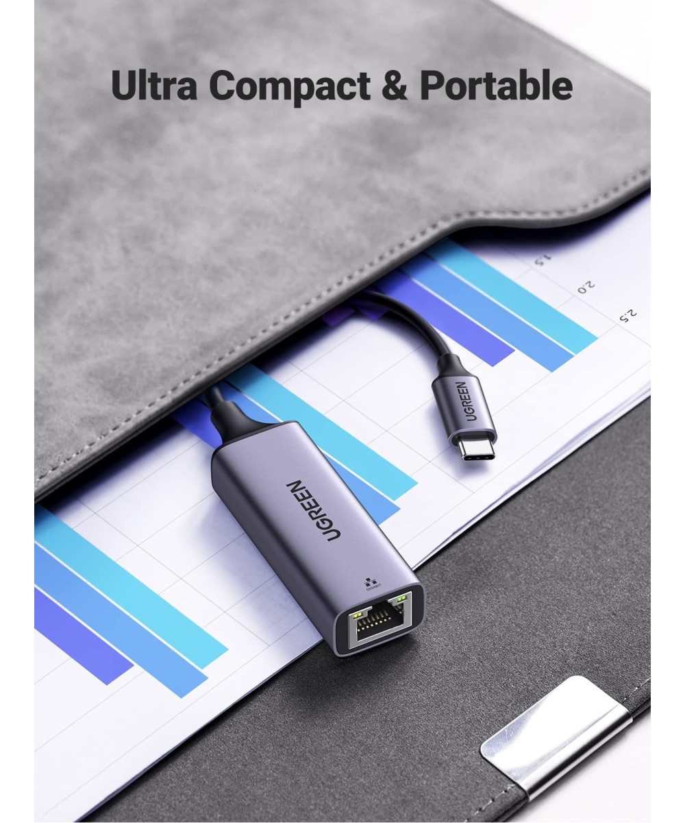 Adaptador de Red USB-C a RJ45 10/100/1000Mbps UGREEN