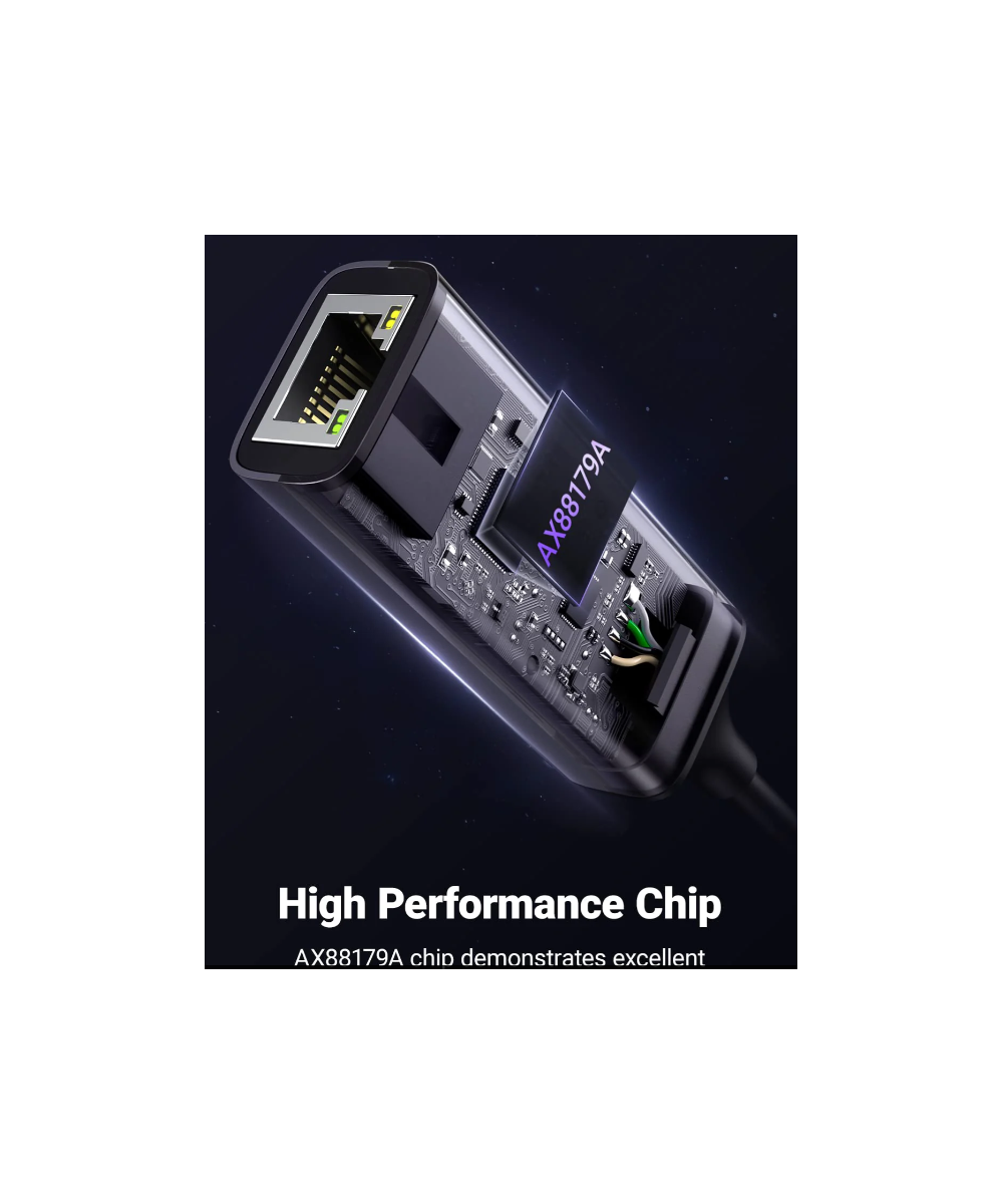 Adaptador de Red USB-C a RJ45 10/100/1000Mbps UGREEN