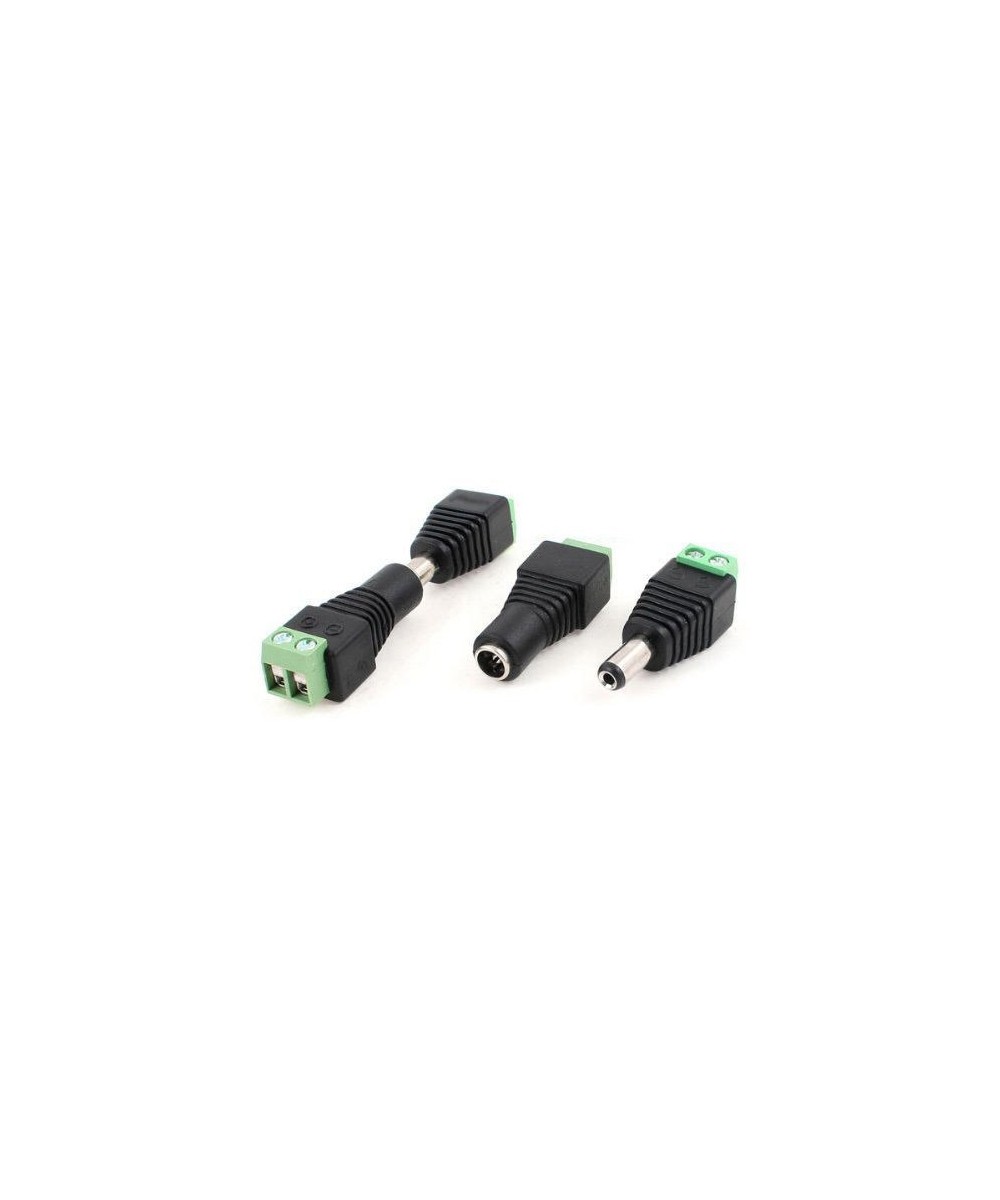 Conector DC  2.1 mm interior  x 5.5 mm exterio  hembra