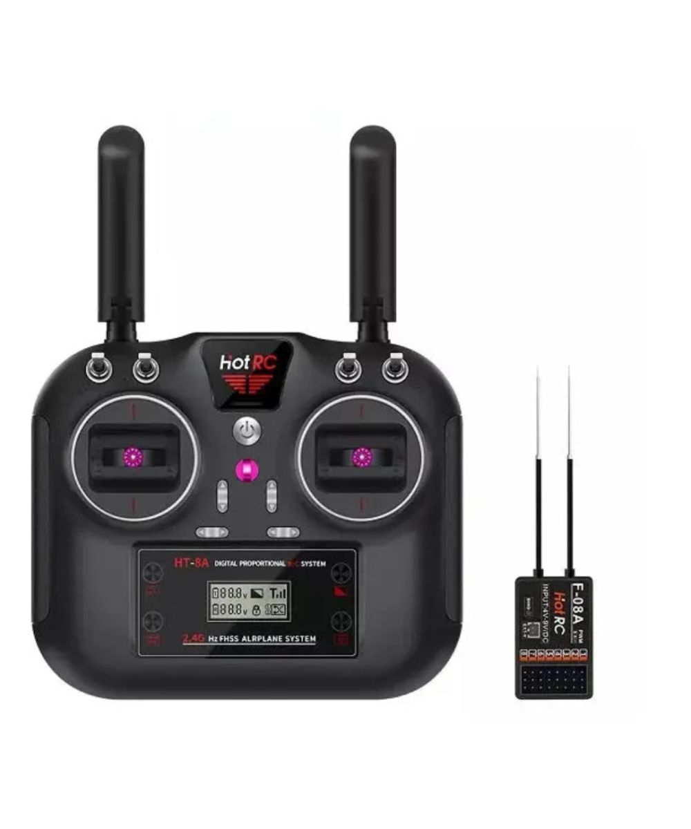 Control remoto para drone 8 canales HT-8A