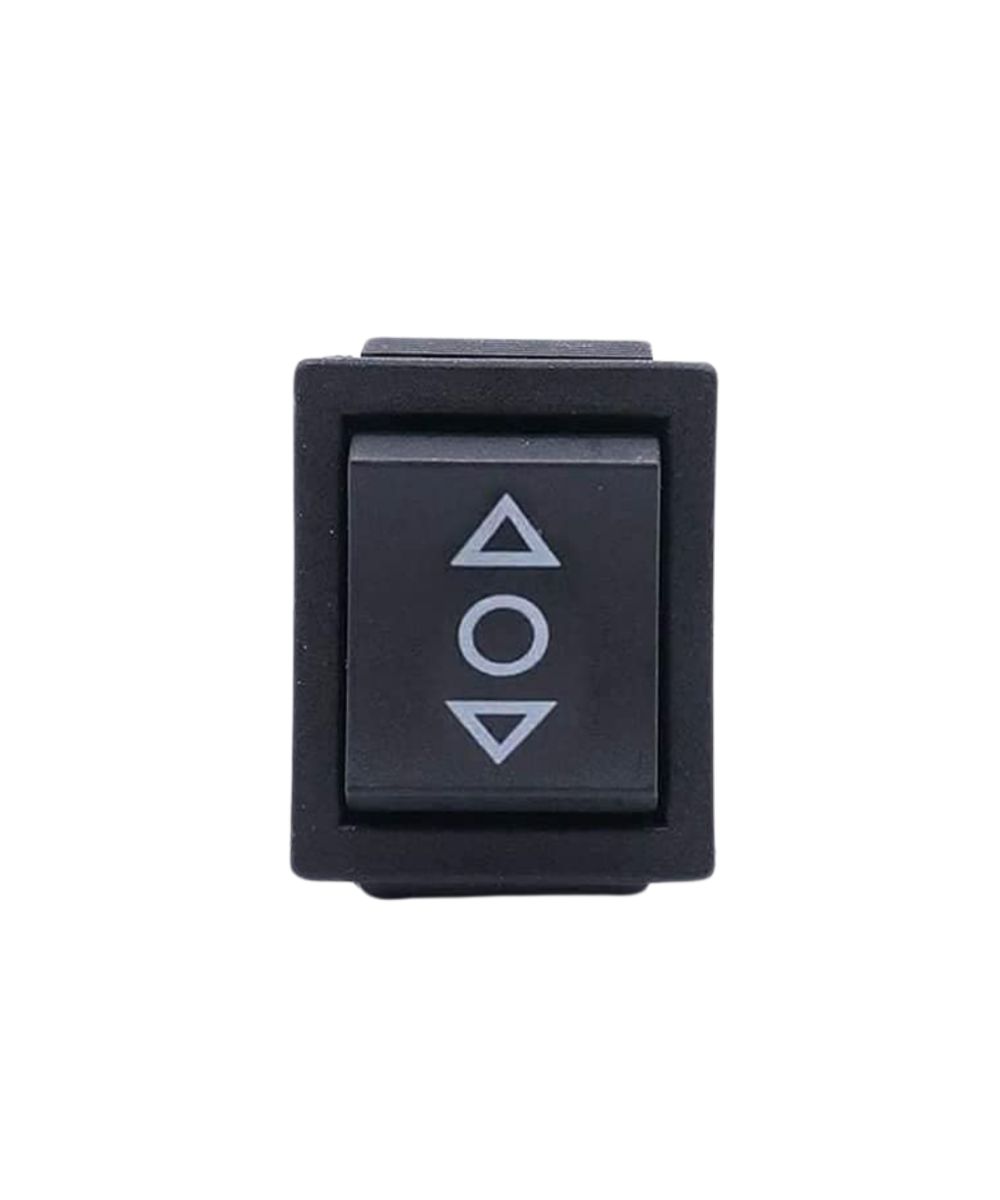 Interruptor momentaneo KCD-117 -C 3 posiciones ON-OFF-ON 3 pines 15x21mm