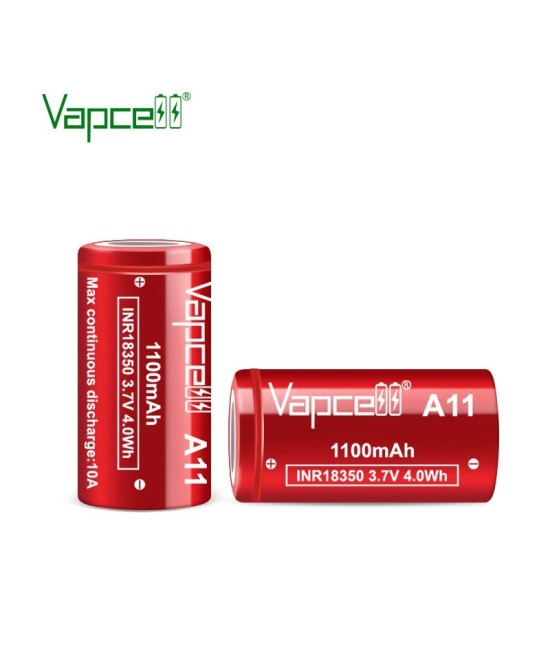 Bateria Vapcell A11 18350 1100mah 10A