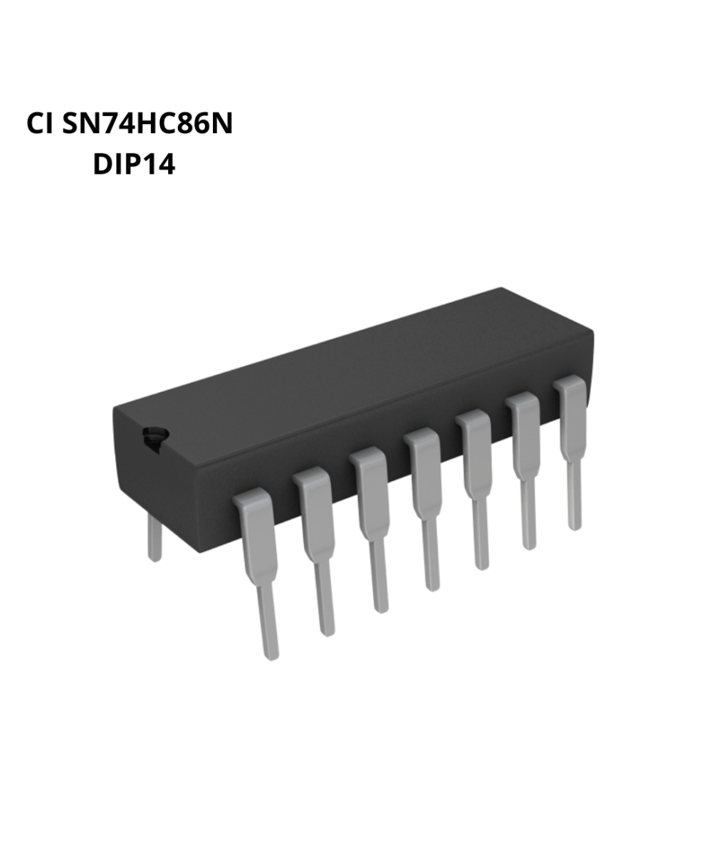 Compuerta logica XOR SN74HC86N DIP14