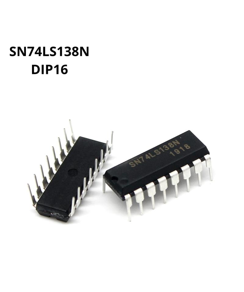 Demultiplexor / decodificador SN74LS138N DIP16