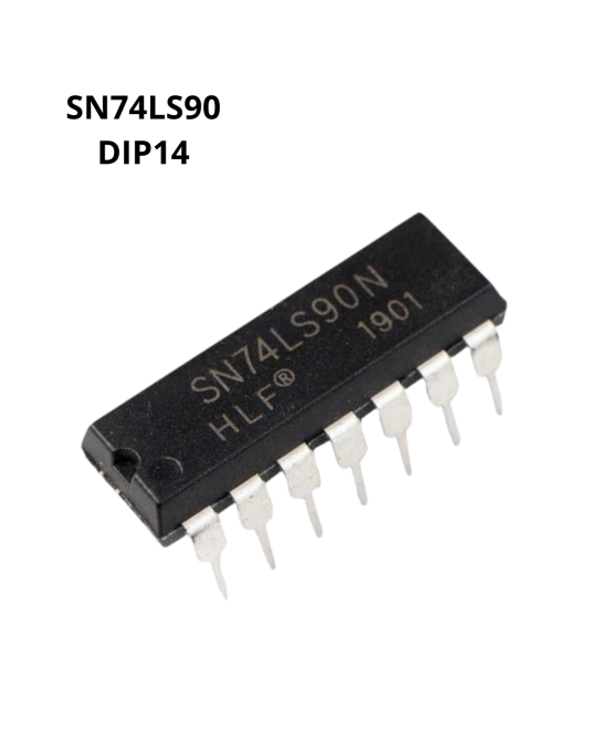 Contador de decadas SN74LS90 DIP-14