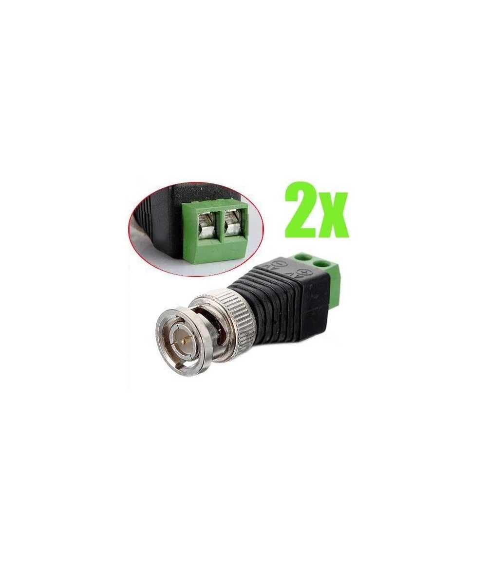 2X conector BNC para CCTV
