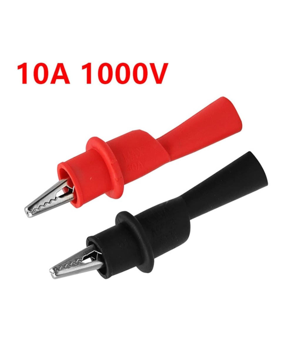 Puntas de prueba lagartija para multimetro (2U)