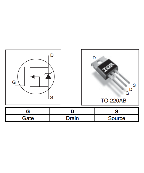 Transistor MOSFET Canal N IRFB4227PBF 200V 65A