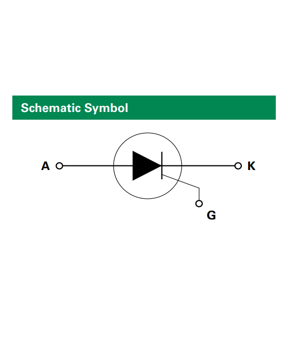 Transistor SCR S4025LTP 400V 12.8V