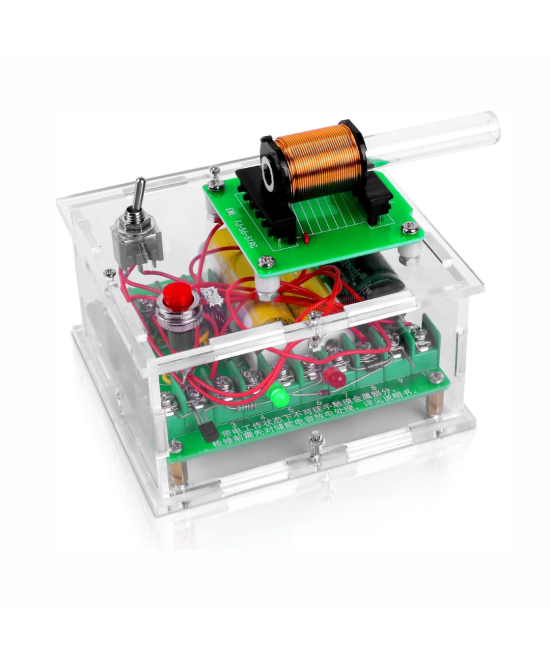 Proyecto electromagnetico de alto voltaje con acrilico DIY