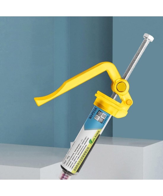 Aplicador metalico tipo jeringa