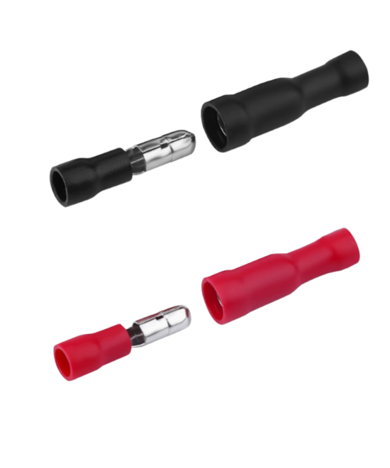 Terminal de conexion FRD/MPD1.25-156 negro y rojo 2 pares