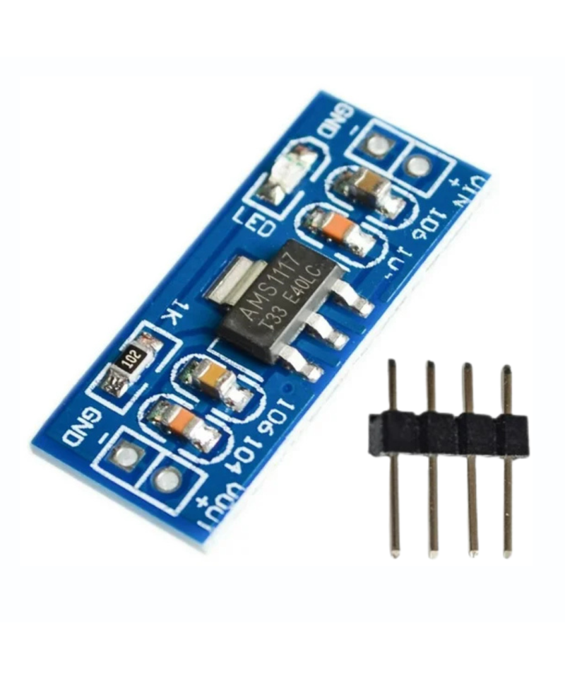 Modulo regulador de voltaje AMS1117 5V sin soldar