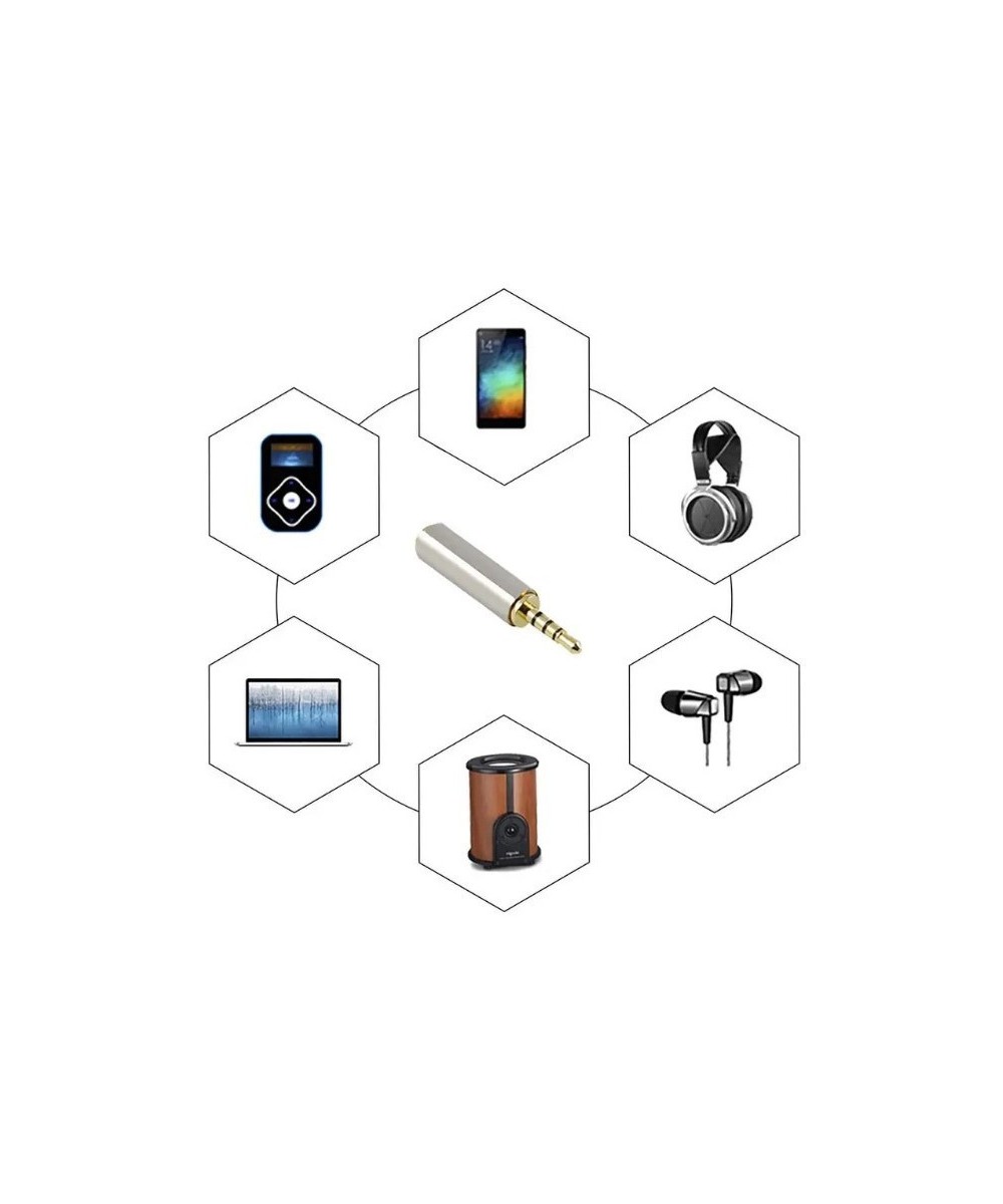 Adaptador de audio 2.5mm a 3.5mm/3.5mm a 2.5mm hembra XC-206