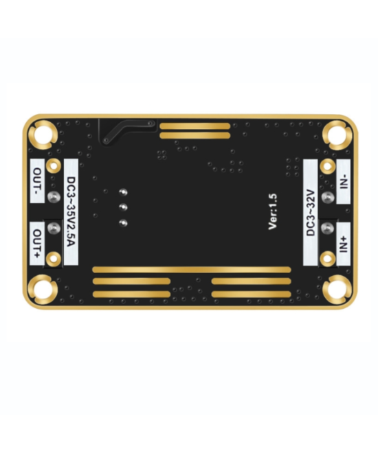 Modulo regulador de voltaje 3V-32V a 3-35V 2.5A con acrilico