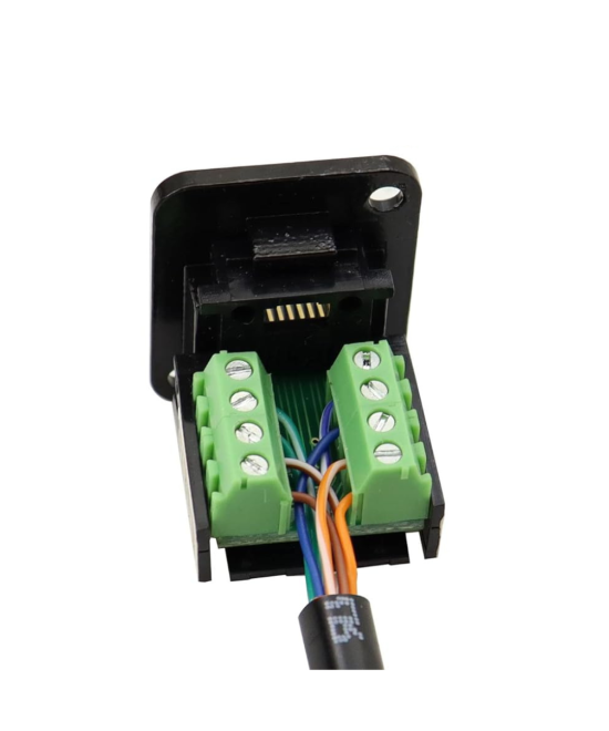 Conector rj45 terminal de bloque cat 5e para empotrar